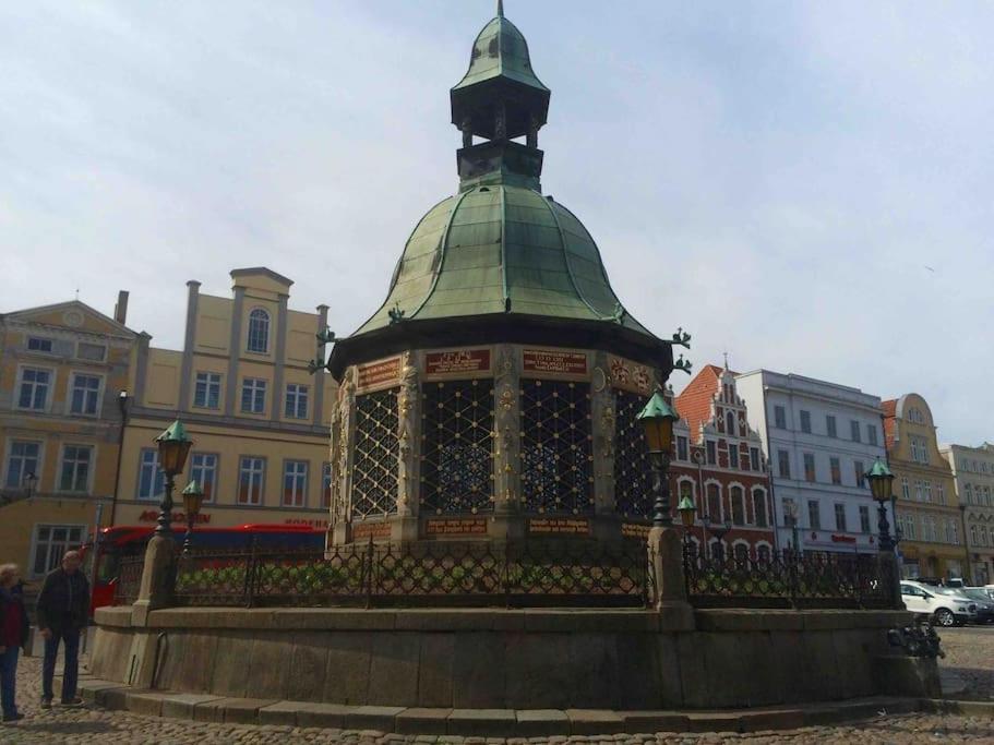 Historischer Ohlerich Speicher Hafen Wismar Ap.18 Exterior foto