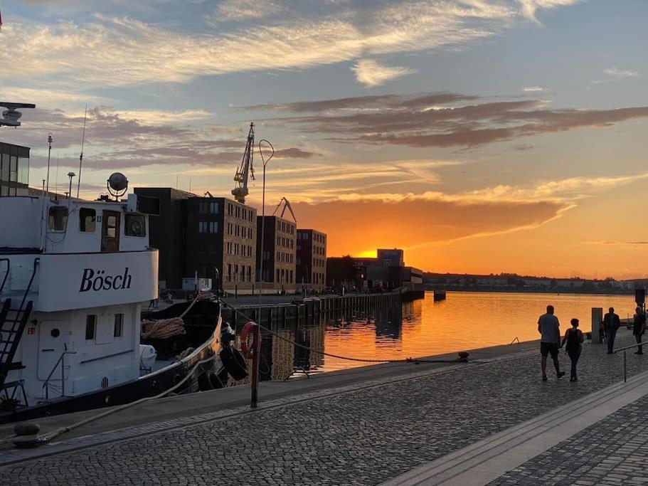 Historischer Ohlerich Speicher Hafen Wismar Ap.18 Exterior foto